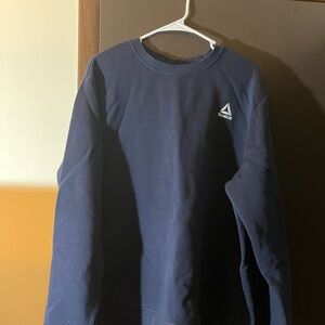 Reebok Men's Dark Blue Crewneck Sweater